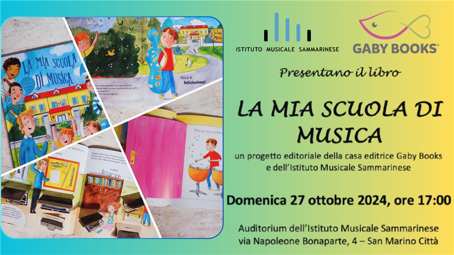 Presentazione del libro "LA MIA SCUOLA DI MUSICA"